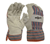 Maxisafe Candy Stripe Leather Glove (12 Pairs)